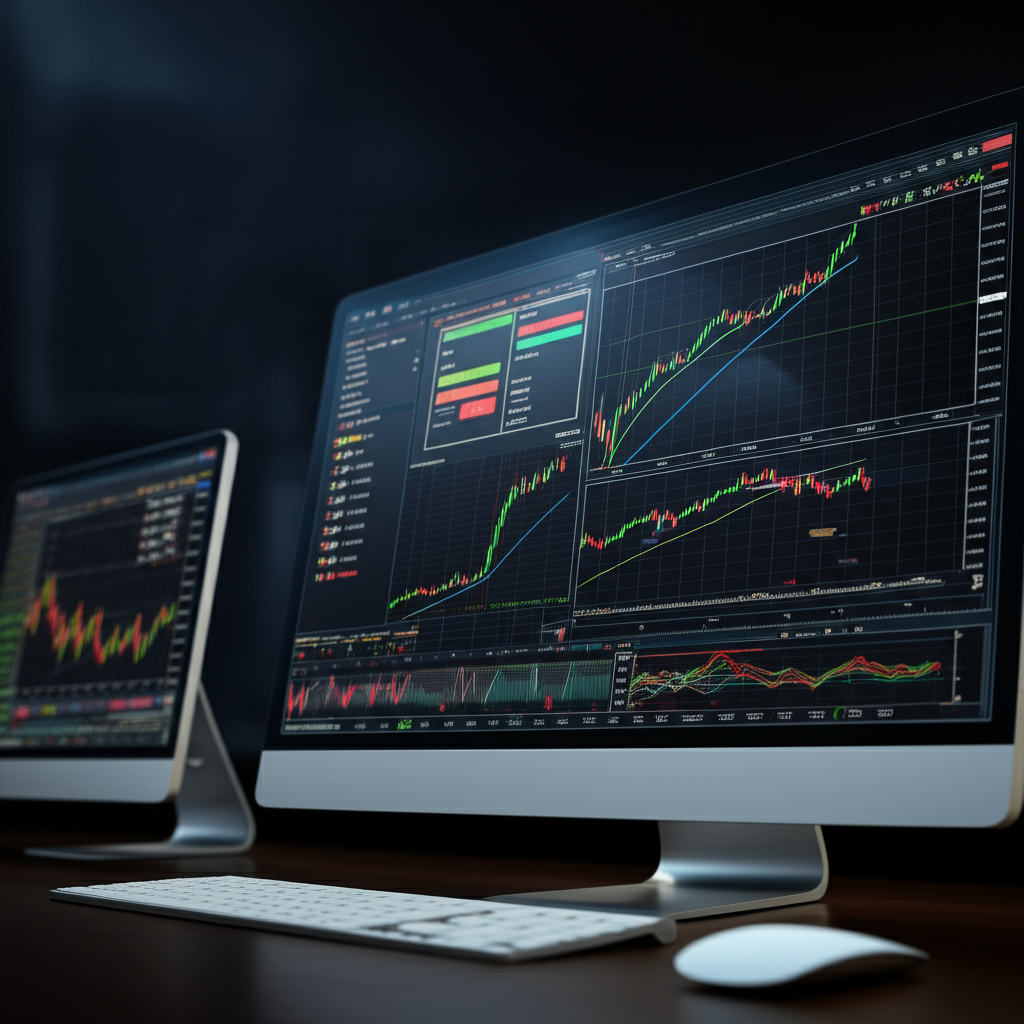 MetaTrader 4 介面展示多種金融商品與分析工具，呈現完整的電子交易體驗