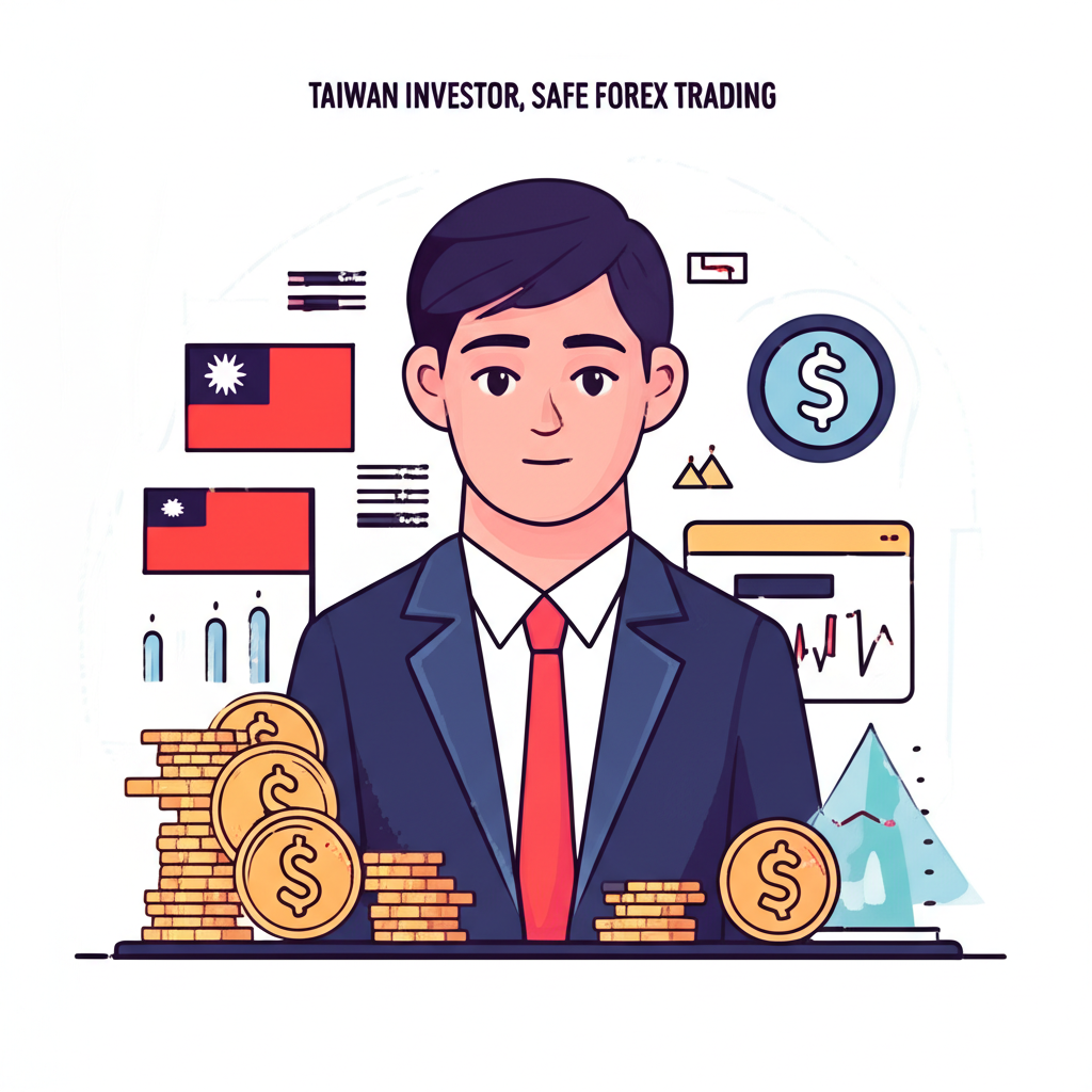 台灣投資者進行安全外匯交易示意圖