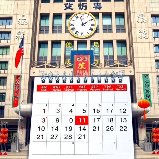 台灣股市交易時段示意圖，顯示交易日與休市安排