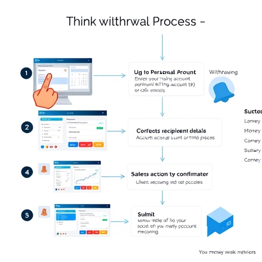 ThinkMarkets 五步出金流程示意圖