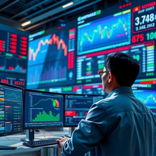 2025年全球金融市場動態視覺，展現外匯交易的即時性與複雜性