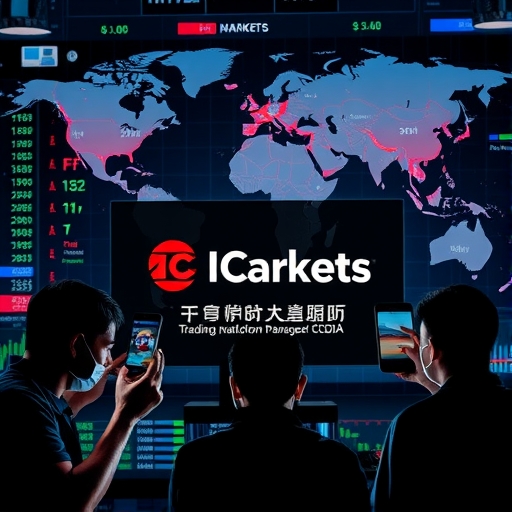 全球金融市場與交易數據流動示意圖