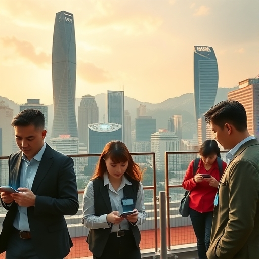 未來感十足的動態外匯交易應用介面視覺