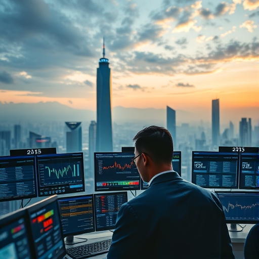 2025年香港金融地標夜景，象徵外匯市場的科技與繁榮
