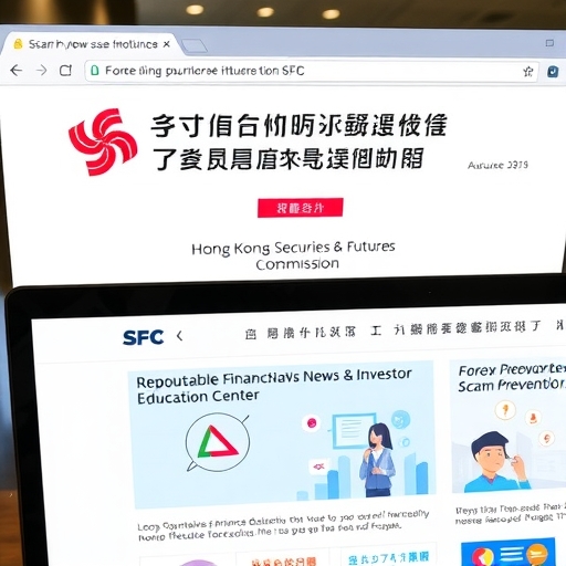 香港證監會官方網站界面示意圖,展示查詢持牌機構功能