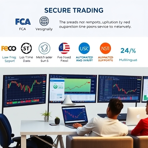 專業且安全的線上外匯交易平台介面，展現交易者對資金安全與操作穩定性的高度重視
