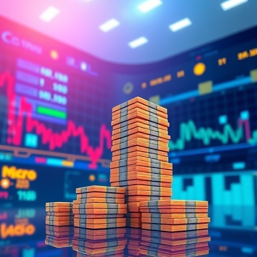 金融交易市場中手數概念視覺化示意