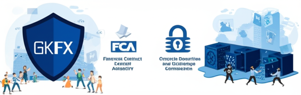 GKFX 受 FCA 與 CySEC 等監管機構保護，確保投資者安全與金融環境的穩定