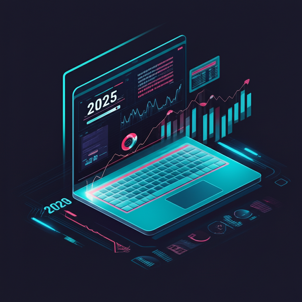 2025 forex market analysis, charts, graphs, secure platform, illustration.