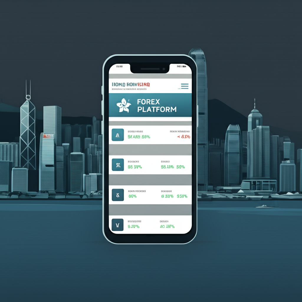 Hong Kong forex platform, diverse assets, illustration