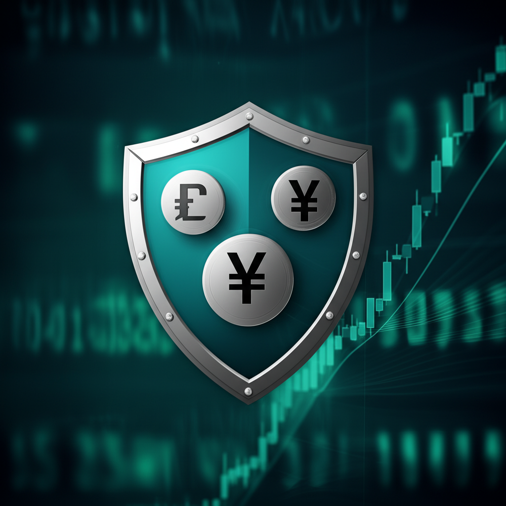 Secure forex platform, shield money - 外匯平台資金安全保護示意圖