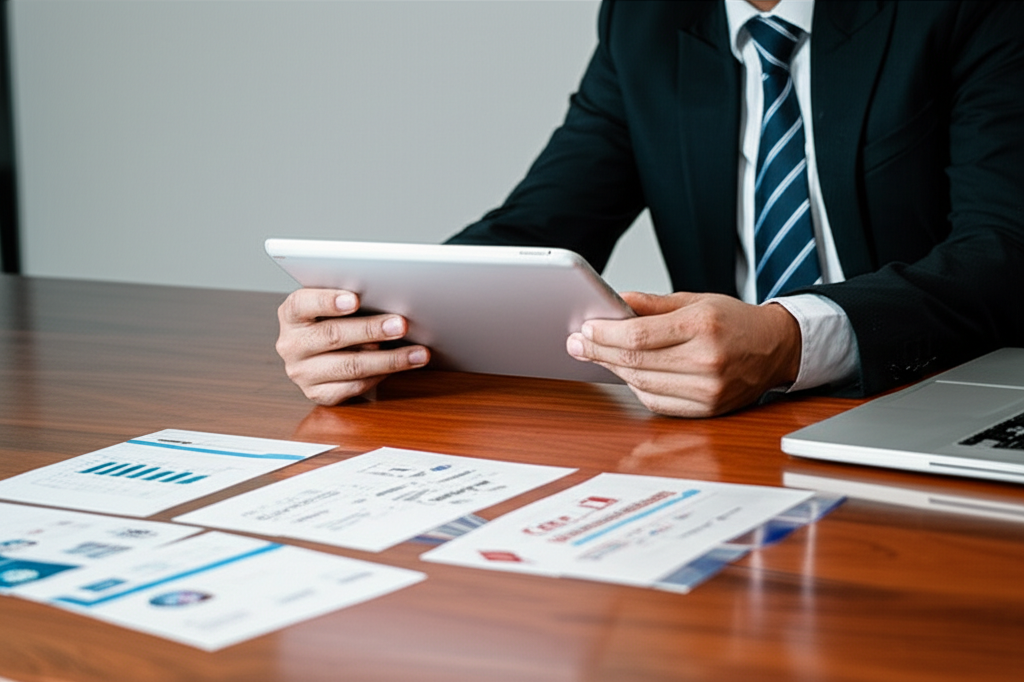 Thai investor choosing top broker.