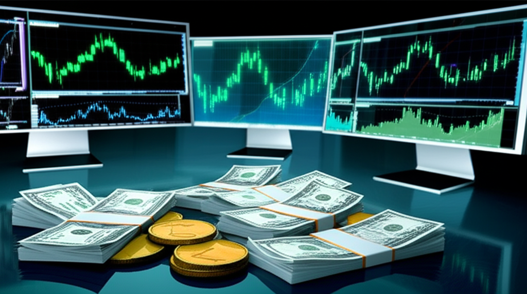 數位交易,圖表,資金