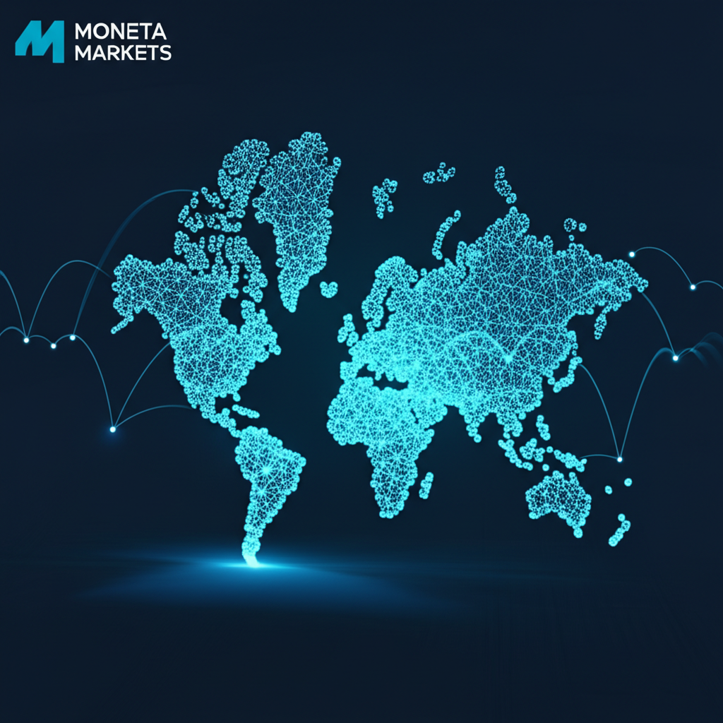 Moneta Markets, global data, illustration