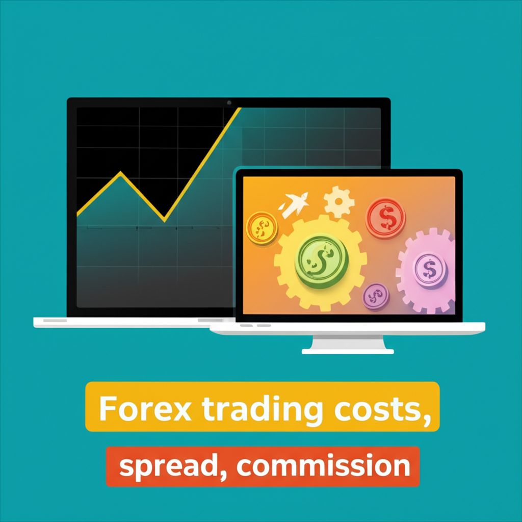 Forex trading costs spread and commission illustration